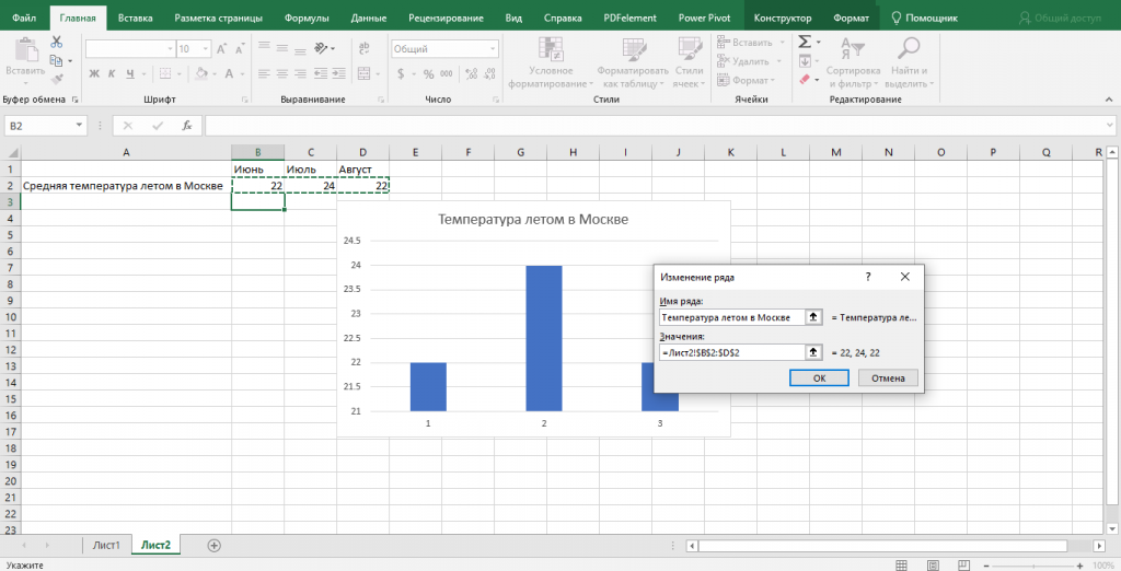 как делать диаграммы в excel